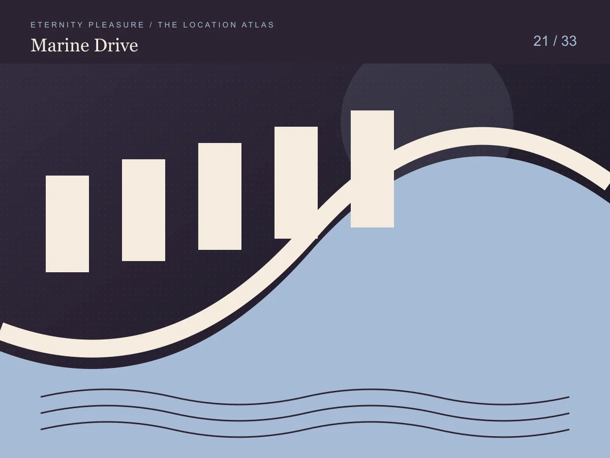 Original illustration inspired by Marine Drive